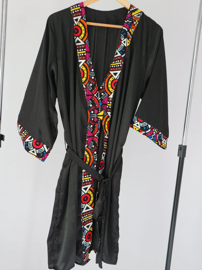Peace Satin Robe
